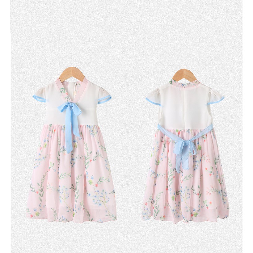 Váy cho bé gái dễ thương phong cách Hàn Quốc