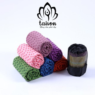 Khăn trải thảm hạt cao su Yoga - Taison