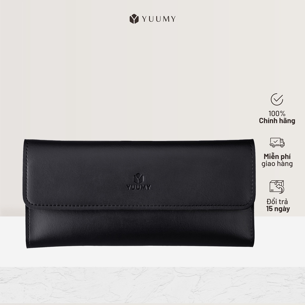 Ví da nữ Yuumy nắp vuông basic YV28A1