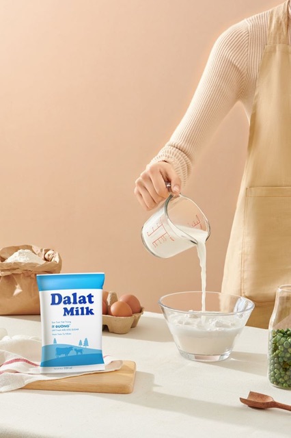 Sữa tươi tiệt trùng dalatmilk 220ml (48 bịch)