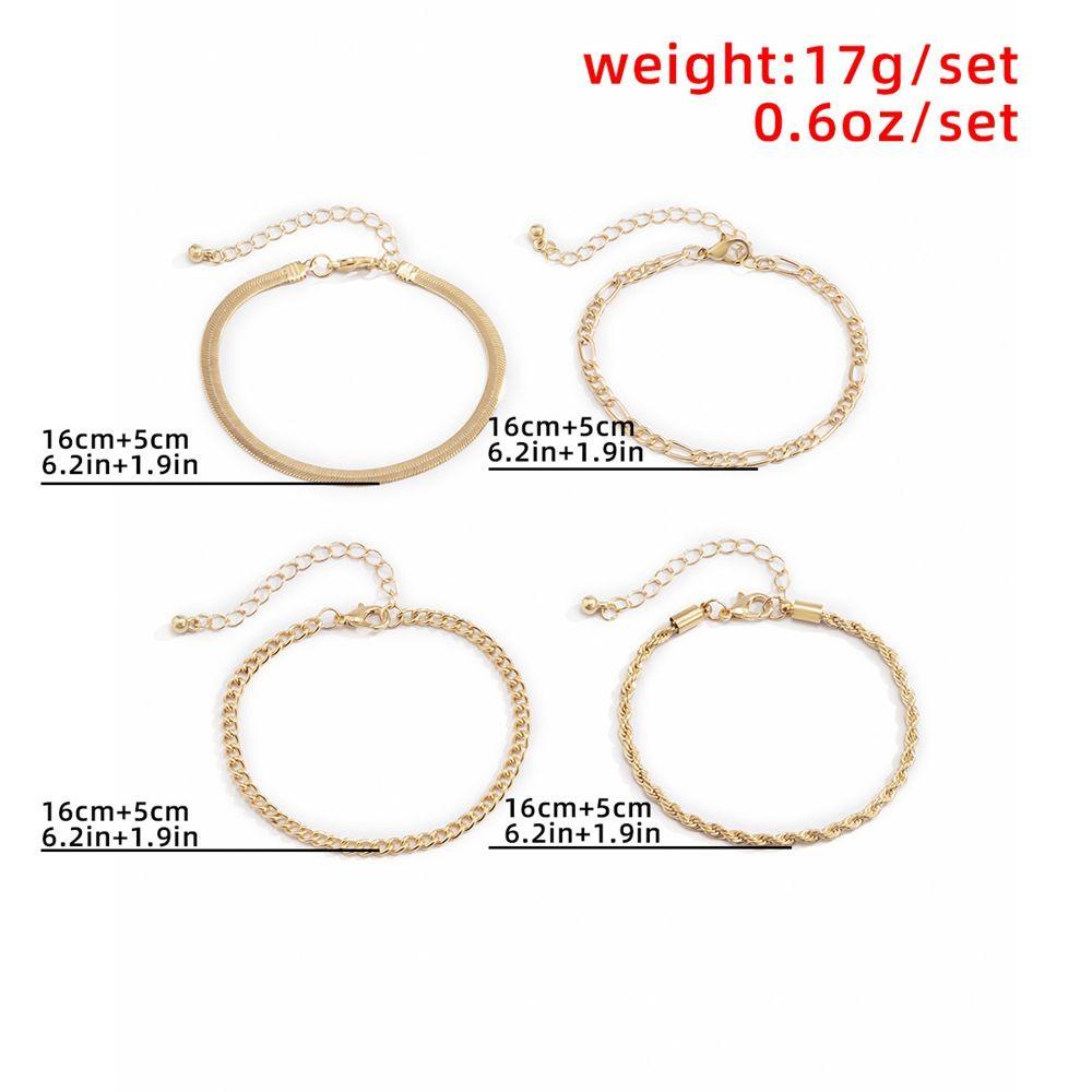 Set 6 / 4 Vòng Tay Nhiều Lớp Phong Cách Boho Hàn Quốc Thời Trang Mùa Hè Cho Nữ