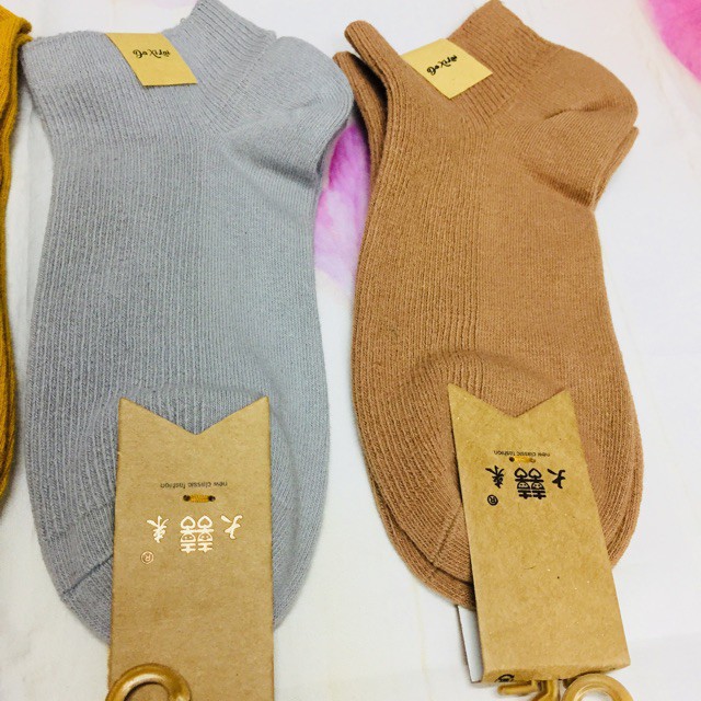 Combo tất - 05, 10 đôi tất nữ cổ ngắn đẹp cực hot 2019