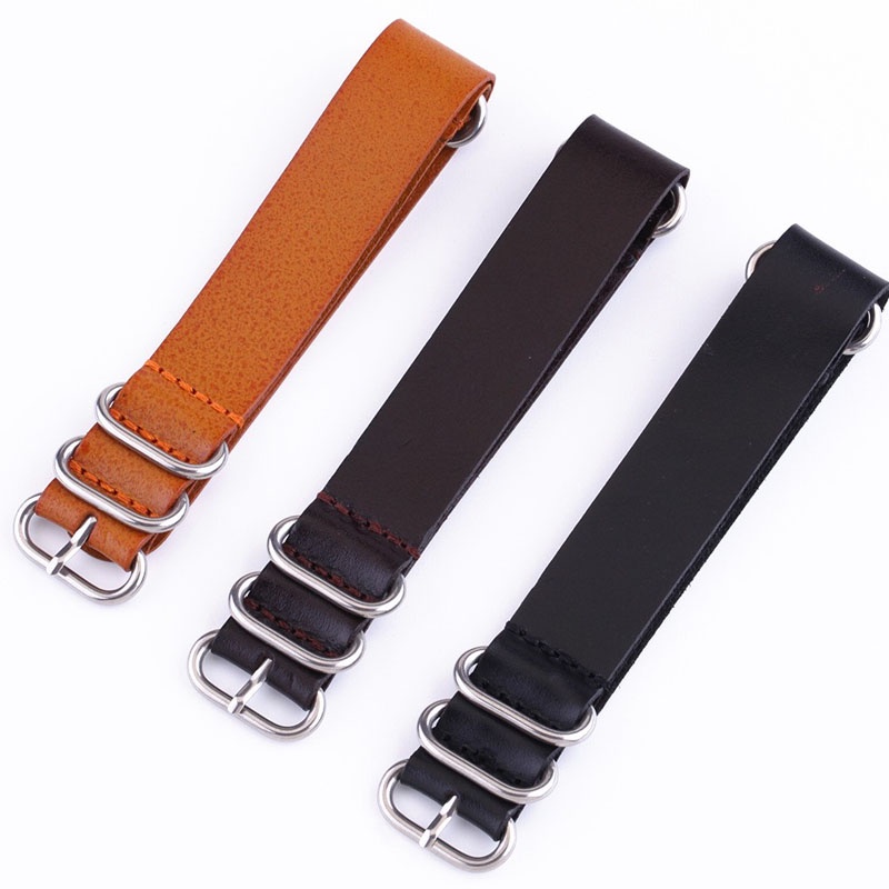 Dây Đeo Đồng Hồ Bằng Da Bò Cao Cấp 14/16/18/20/22/24mm