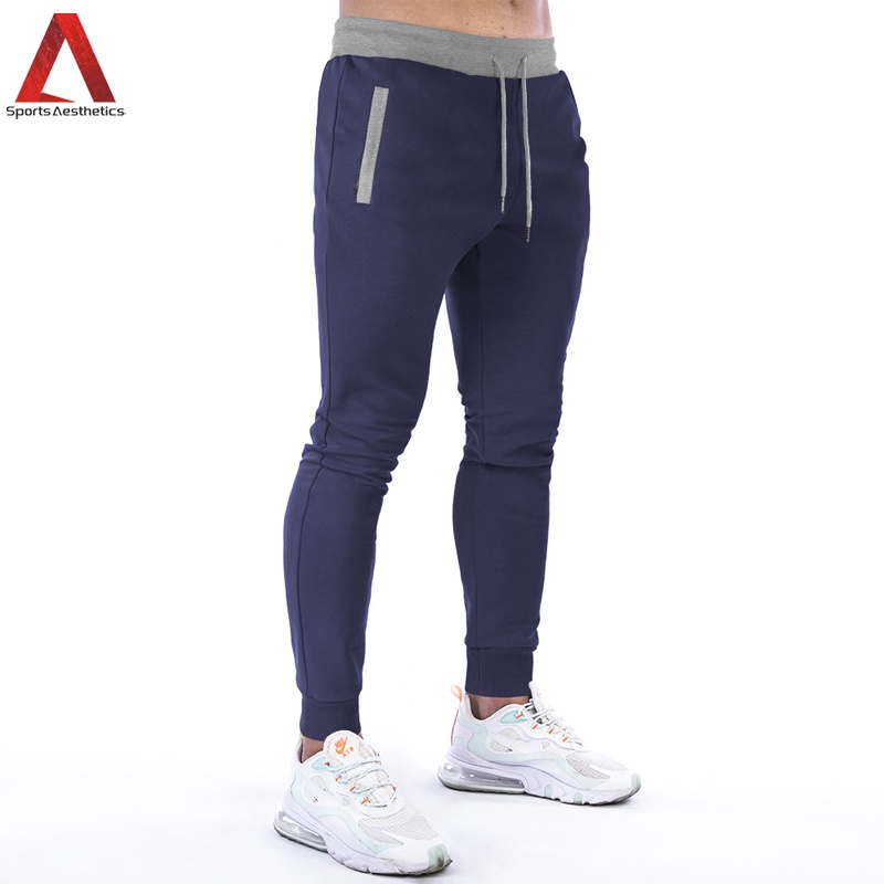 Quần chạy bộ Nam Có Túi Khóa Kéo Plus Size