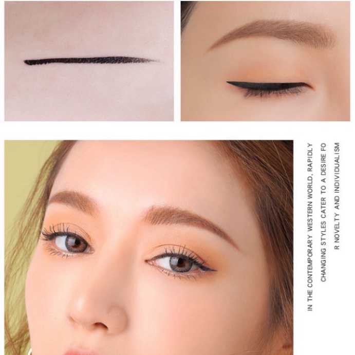 Bút kẻ mắt nước dạng lỏng nhanh khô lâu trôi chống thấm nước hồng xinh xắn SIGO