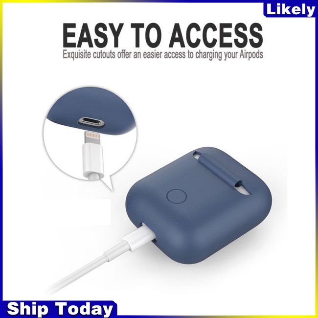 Vỏ Silicone Bảo Vệ Hộp Sạc Tai Nghe AirPods 3 Trong 1 Tiện Dụng