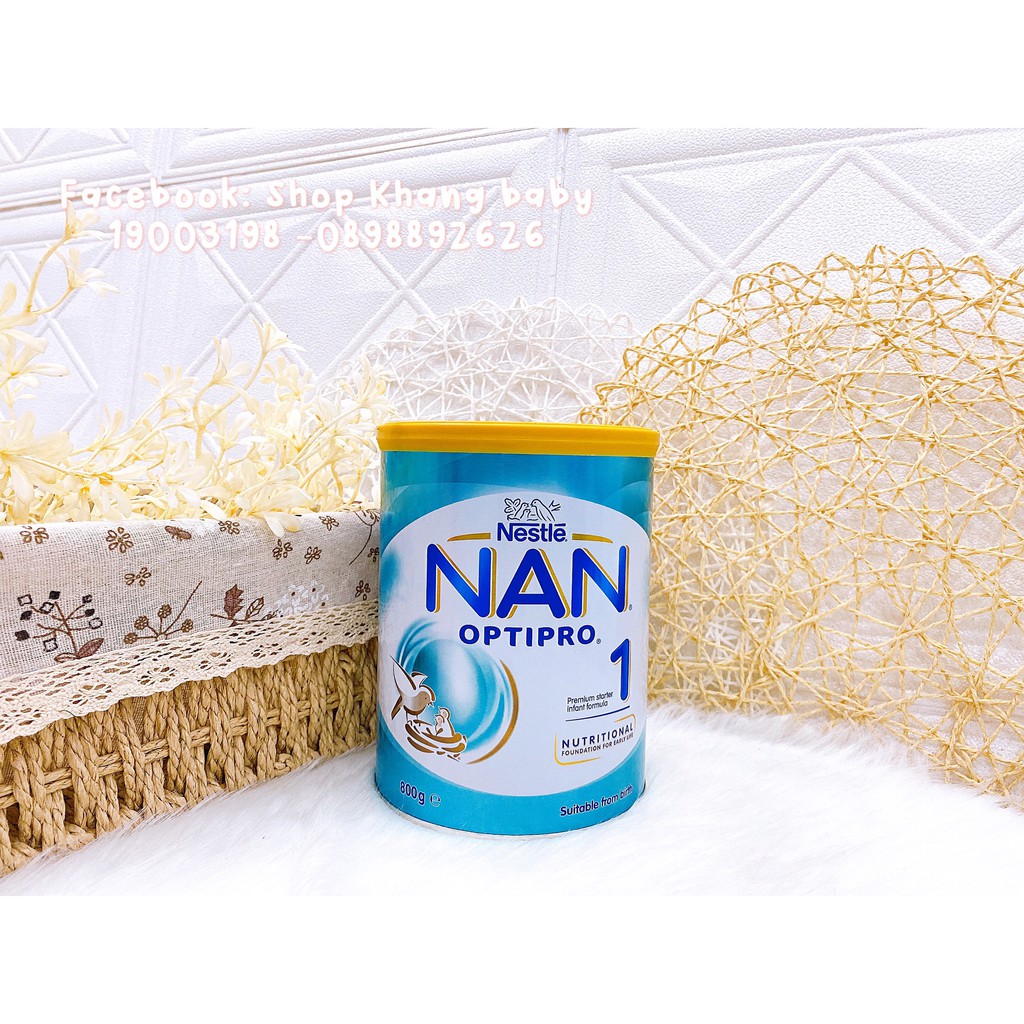 SỮA NAN ÚC nắp vàng  800GR ĐỦ SỐ 1-2-3