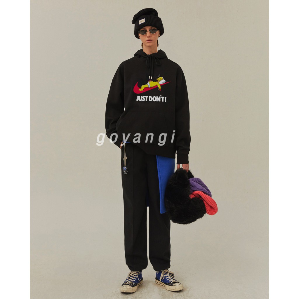 Áo hoodie GOYANGI Unisex Just dont oversize phong cách hàn quốc