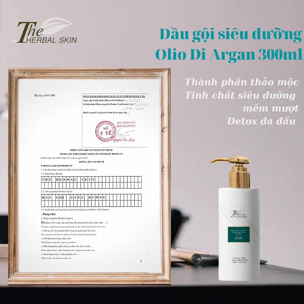 Dầu Gội Siêu Dưỡng The Herbal Skin 300ml