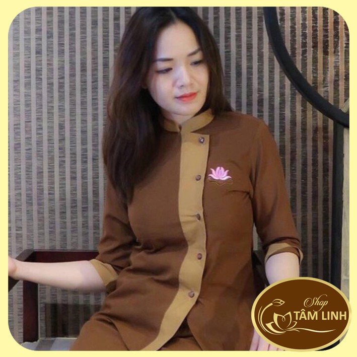 Đồ Lam Đi Chùa_Mẫu Lãnh Tụ Nữ