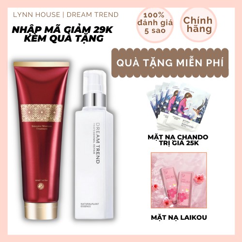 Combo Mask Ủ Tóc + Tính chất dưỡng phục hồi tóc AHA DREAM TREND