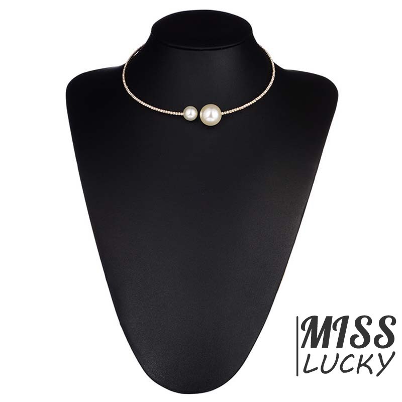 Set trang sức đính đá và ngọc trai sang trọng cho nữ