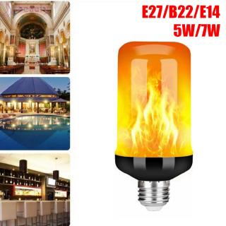 Bóng Đèn Hiệu Ứng Ngọn Lửa E27 / B22 / E14 85-265v 5w / 7w