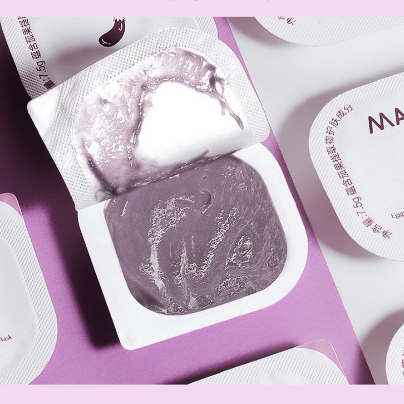 [Hàng mới về] Set 10 mặt nạ bùn cà tím Mazo giúp dưỡng ẩm làm sạch sâu phục hồi làn da hiệu quả