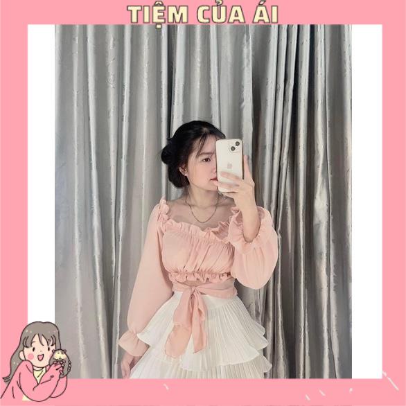 🌸 ÁO VOAN CỘT EO TAY DÀI 🌸