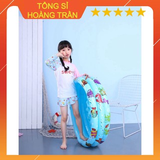 Bể Bơi Phao 3 Tầng Cho Bé (90cm x 26cm) + Bơm Điện 2020