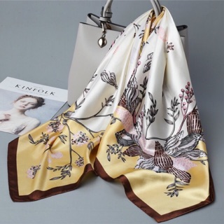 [HOT TREND] Khăn Lụa Vuông Quàng Cổ Thời Trang Thanh Lịch Cho Nàng Size 70X70, 90x90 cm