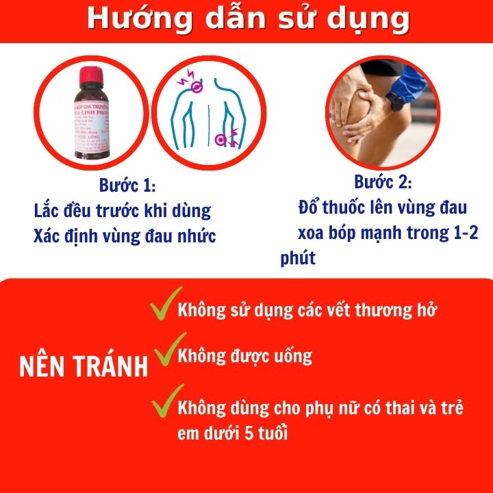 Dầu nóng xoa bóp Chùa Linh Phong