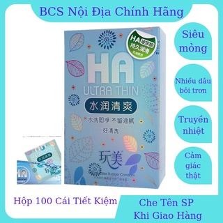 Bao cao su ha hàng nội địa trung quốc mỏng, nhiều gel bôi trơn