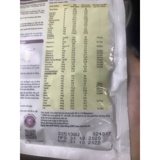 cb 10 gói sữa Glucerna hương LÚA MẠCH 52,1g mẫu vuông