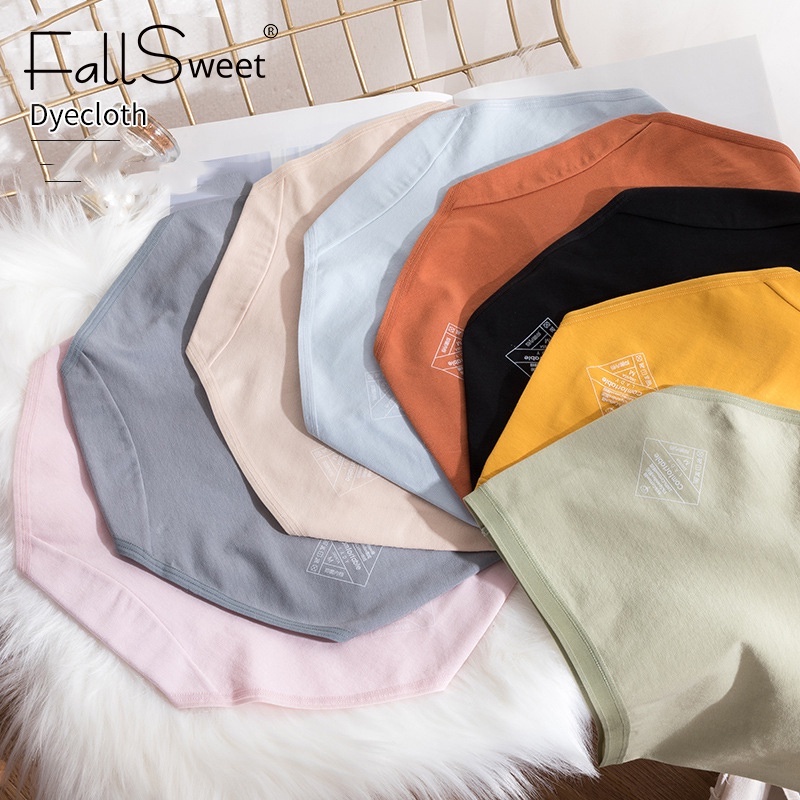 Set 3 quần lót FallSweet màu trơn lưng cao gợi cảm cho nữ