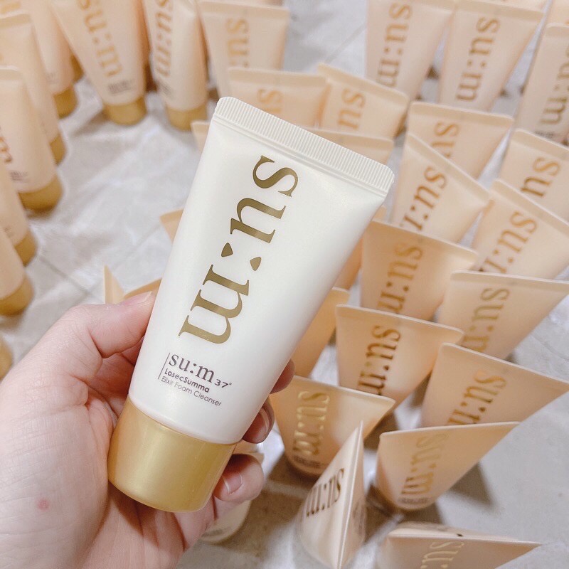 Sữa rửa mặt Sum37 Losec Summa  Elixir Foam Cleanser giảm mụn,sạch bã nhờn,dưỡng tái sinh tuýt 40ml -Tado Cosmetics Store