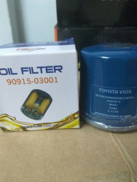 LỌC NHỚT XE VIOS -YARIS - ALTIS -ERTIGA -XL7 - WIGO