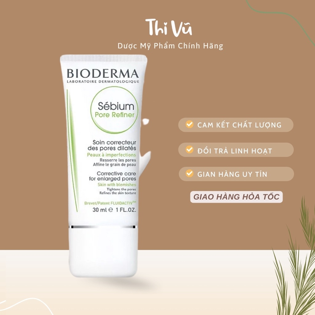 Kem dưỡng cho da dầu mụn Bioz.derma P0re Refiner