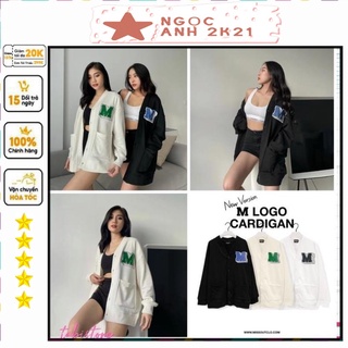 [Hot] Áo Cardigan nỉ bông cotton phong Cách Ulzzang Phù Hợp Đi Đà Lạt, Dạo Biển - Thêu logo M missout - Ngọc Ánh Shop