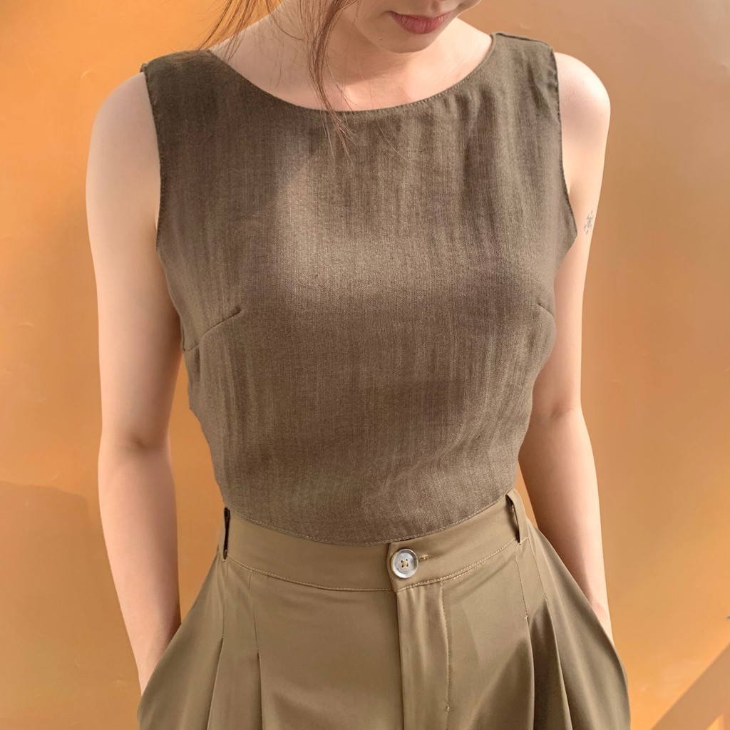 [26Studio] Áo kiểu hở lưng Jennifer top