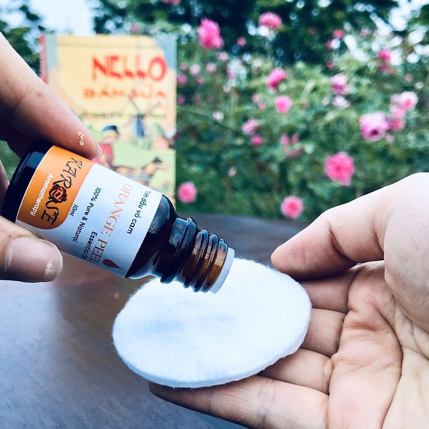 (DATE MỚI NHẤT, 10ml) Tinh dầu cam hương ngọt mát làm thơm phòng, giải tỏa căng thẳng, dưỡng tóc mềm mượt, giảm gãy rụng
