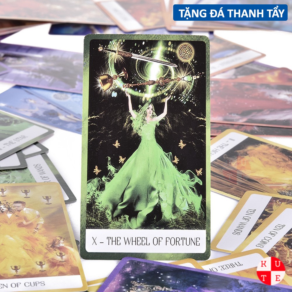 Bài Oracle Tori HartMan Chakra Wisdom 78 Lá Bài Tặng Đá Thanh Tẩy C67