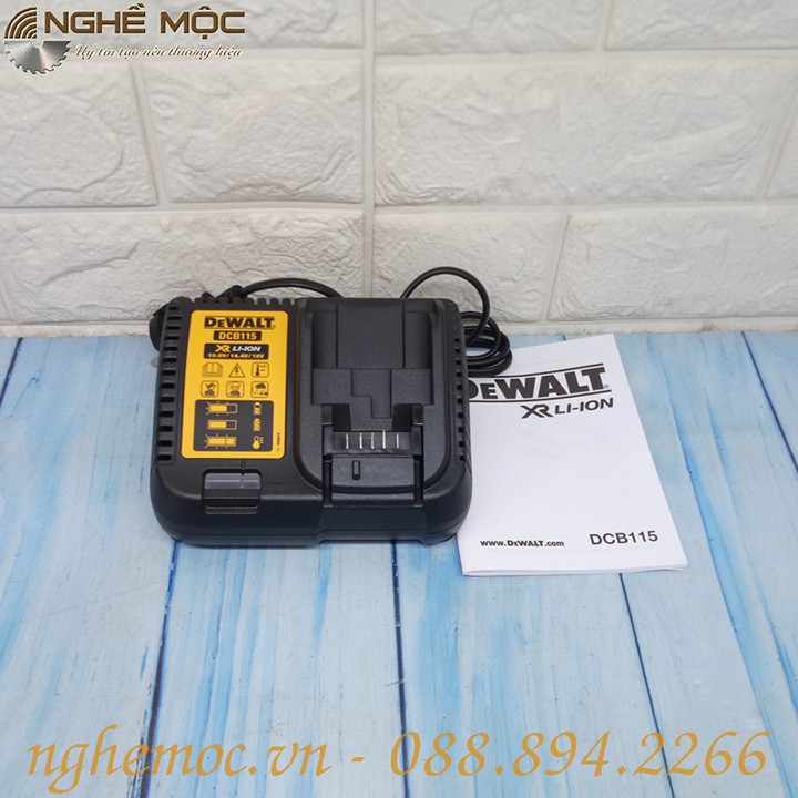 Sạc pin Dewalt DCB115 DCB112 DCB118 sạc 115 chính hãng 12v 18v 20v 60v sạc Dewalt 118 Nghề Mộc