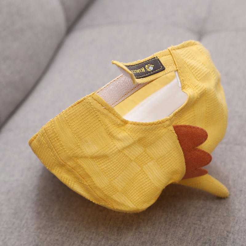 Nón bere khủng long vàng