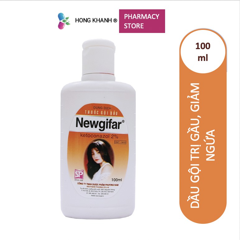 Dầu gội đầu giảm gàu newgifar hiệu quả 100ml