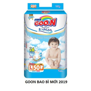 Tã Dán Goon Slim L50 Miếng (9-14kg) cắt tem