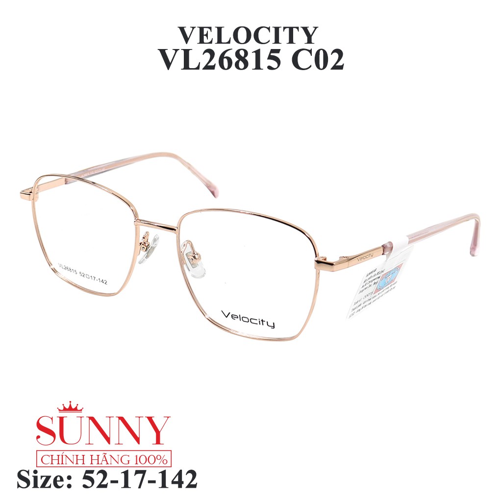 VL26815 - gọng kính kim loại Velocity chính hãng, bảo hành toàn quốc