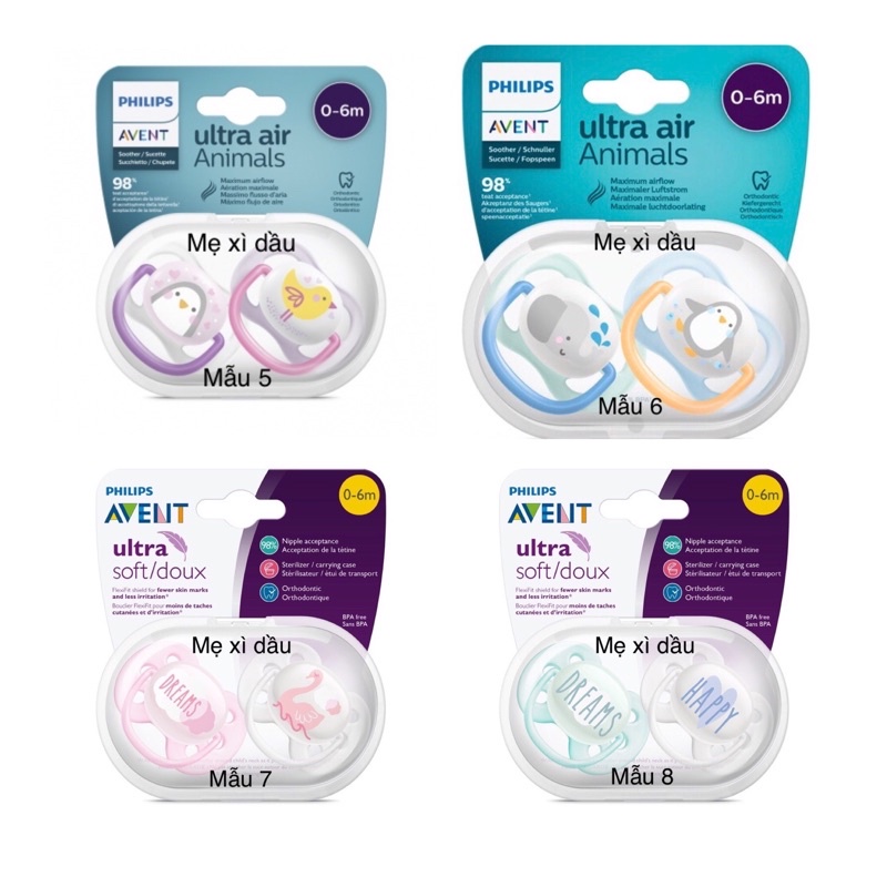 Shop mẹ xì dầu Ti giả Avent Ultra air Philips Avent