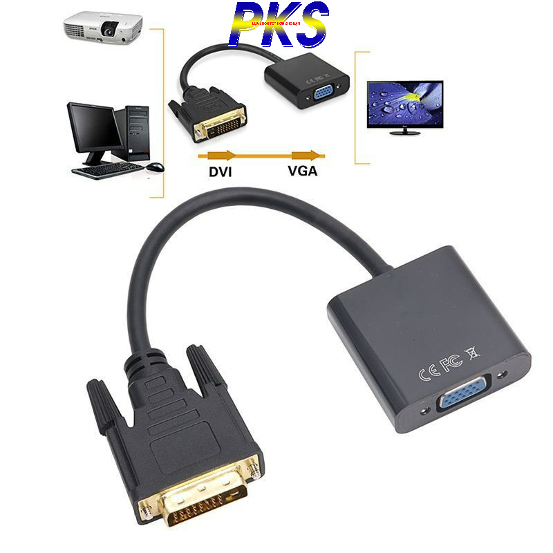 Cáp Chuyển Đổi DVI Ra VGA 24+1