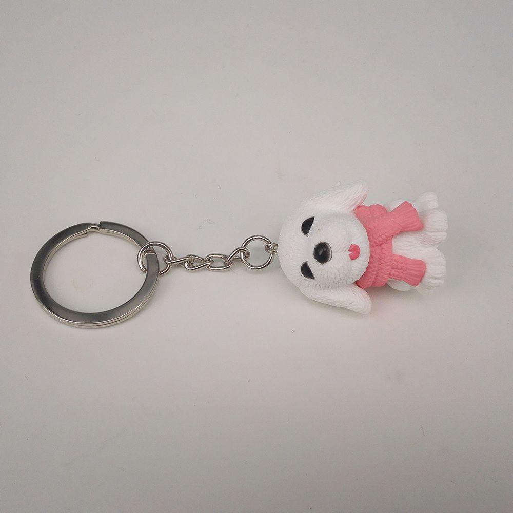 Móc Khóa Resin Bốn Màu DARNELL Đáng Yêu Giá Đỡ