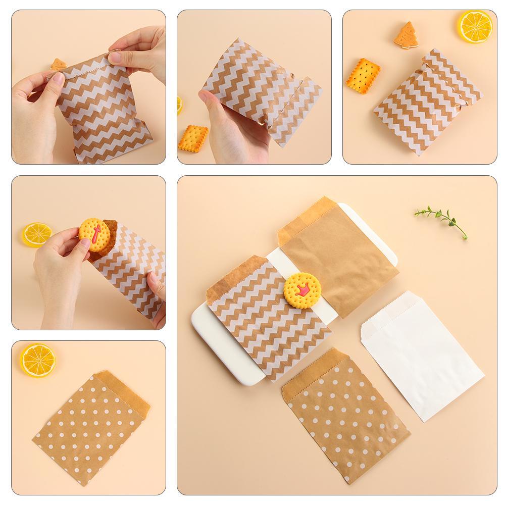 Set 50 Túi Giấy Kraft 15CM * 10CM Đa Dụng Chất Lượng Cao