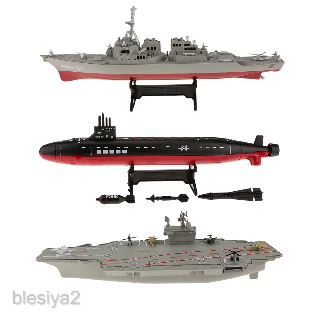 Model 1/350 Scale War Ship Plastic  Warships Model Toys