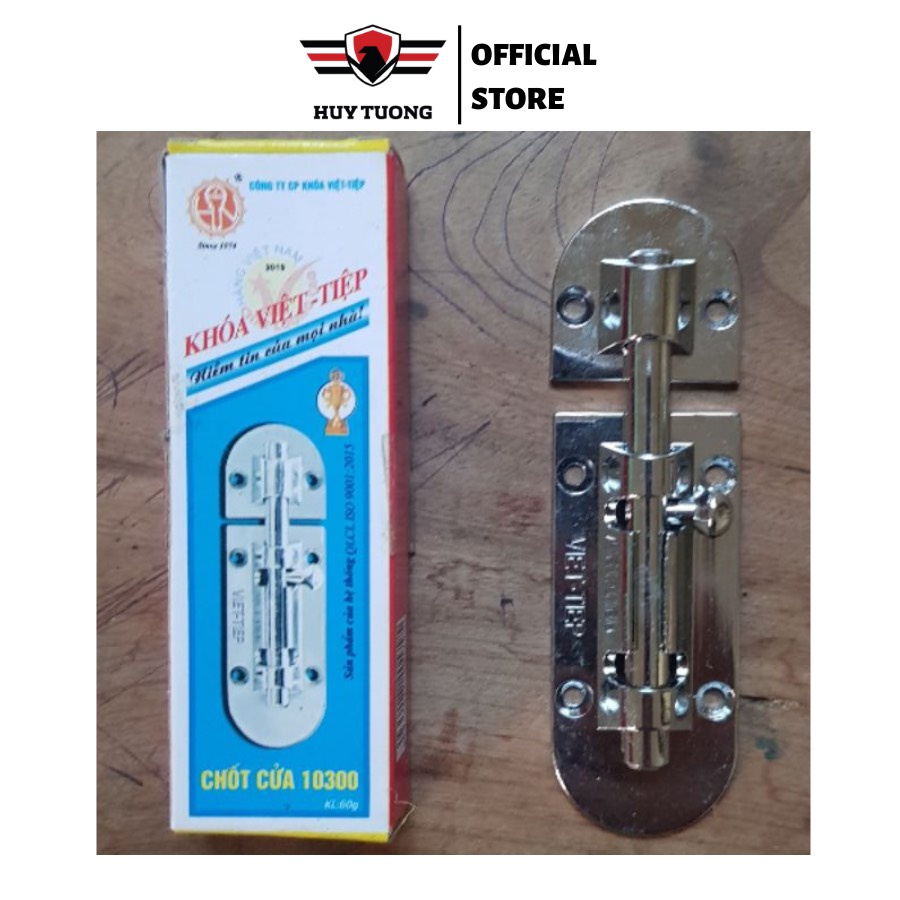 Chốt cửa, chốt ngang an toàn cao cấp Việt Tiệp  inox không gỉ  - Huy Tưởng