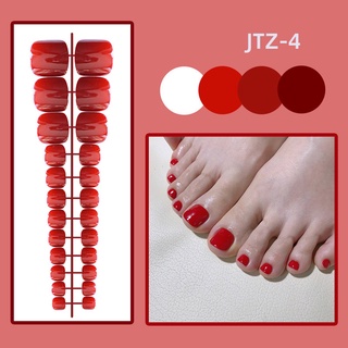 Set 24 Móng Chân Giả Kèm Keo Dán