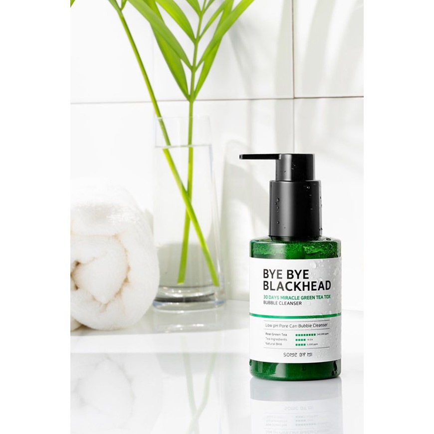 Sữa Rửa Mặt Dành Cho Da Mụn Đầu Đen SomeByMi Blackhead 30 Days Miracle Bubble Cleanser 120g | BigBuy360 - bigbuy360.vn