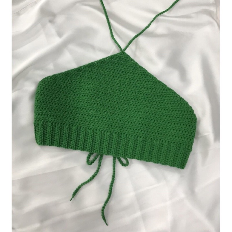 Thera crochet-Áo len móc yếm handmade màu tự chọn