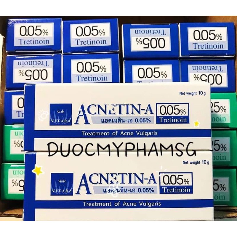 Acnetin A giảm mụn ẩn mụn viêm