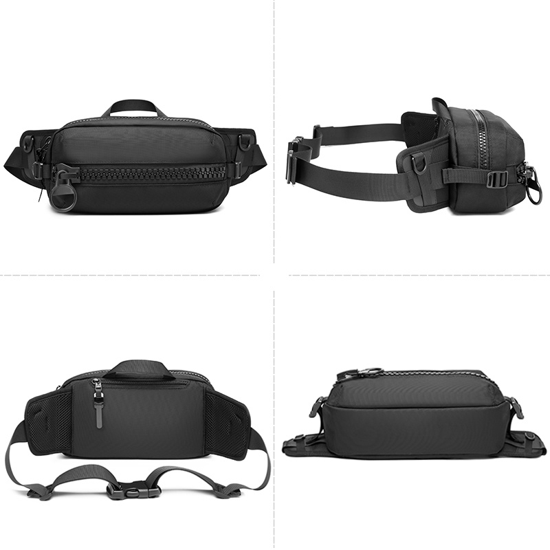 Túi đeo chéo ngực OZUKO chống thấm nước thời trang cho nam