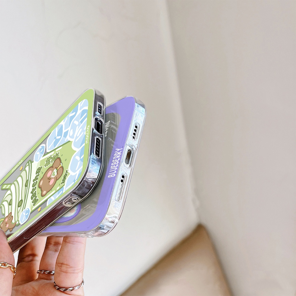 Ốp Điện Thoại Tpu Mềm Chống Sốc In Hình Dễ Thương Cho iPhone 11 12 13 pro max XS X XR XSMax 7 8 6 6s plus 5 4 SE 2020