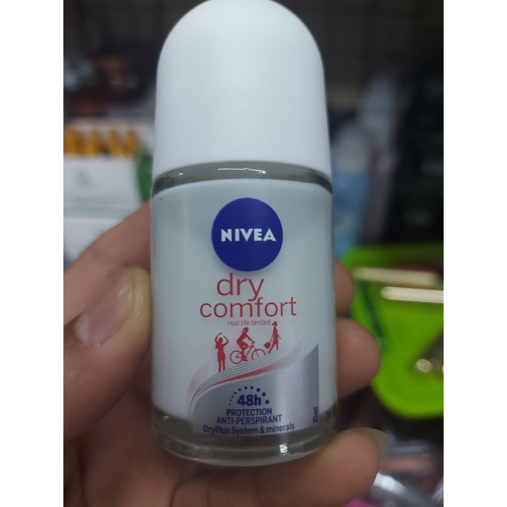 LĂN NÁCH NIVEA NỮ DRY COMFORT 25 ML ĐỨC